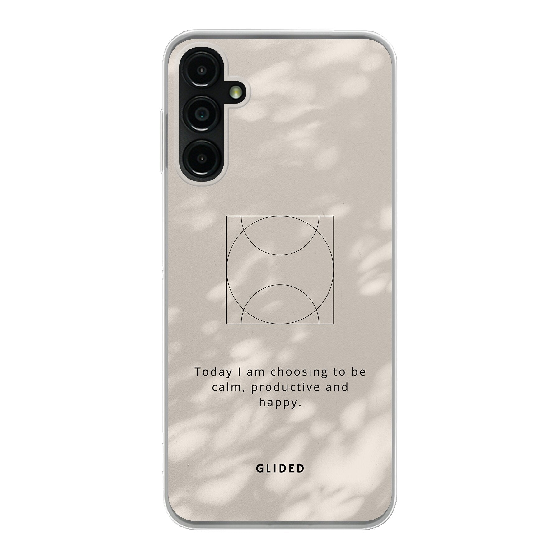 Inspirierende 'Affirmation' Handyhülle für Samsung Galaxy A14 5G mit motivierendem Spruch und stilvollem Design.